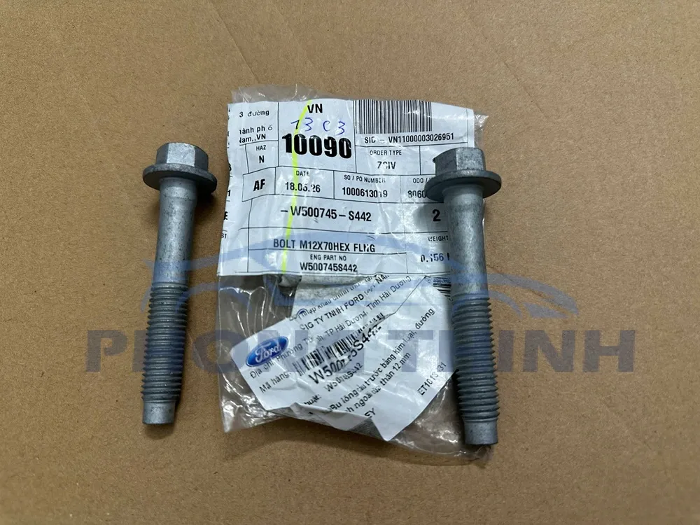 Hình ảnh sản phẩm Bu lông chân giảm sóc sau Ford Ecosport 2014-2020 M12x70 chính hãng W500745S442