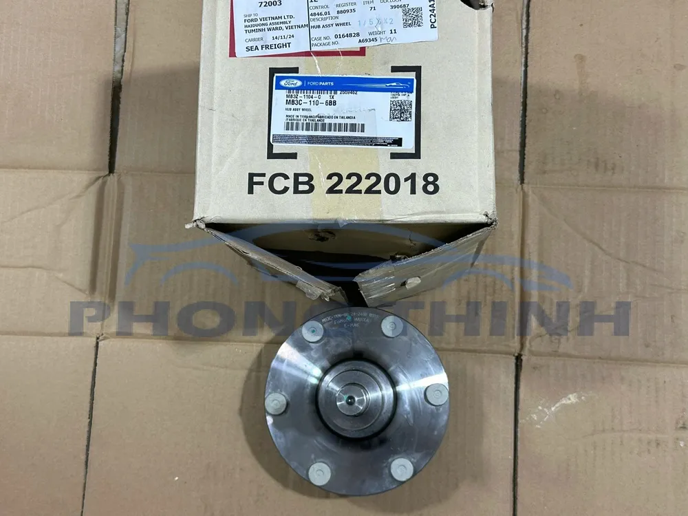 Hình ảnh sản phẩm Cụm moay ơ trước Ford Ranger Everest 2022-2025 tay lái phải chính hãng MB3C1106BB