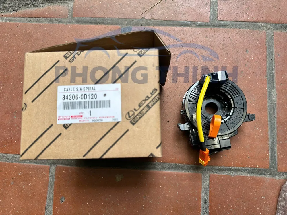 Hình ảnh sản phẩm Cuộn còi Toyota Vios Innova Fortuner Yaris 2008-2014 chính hãng 843060D120