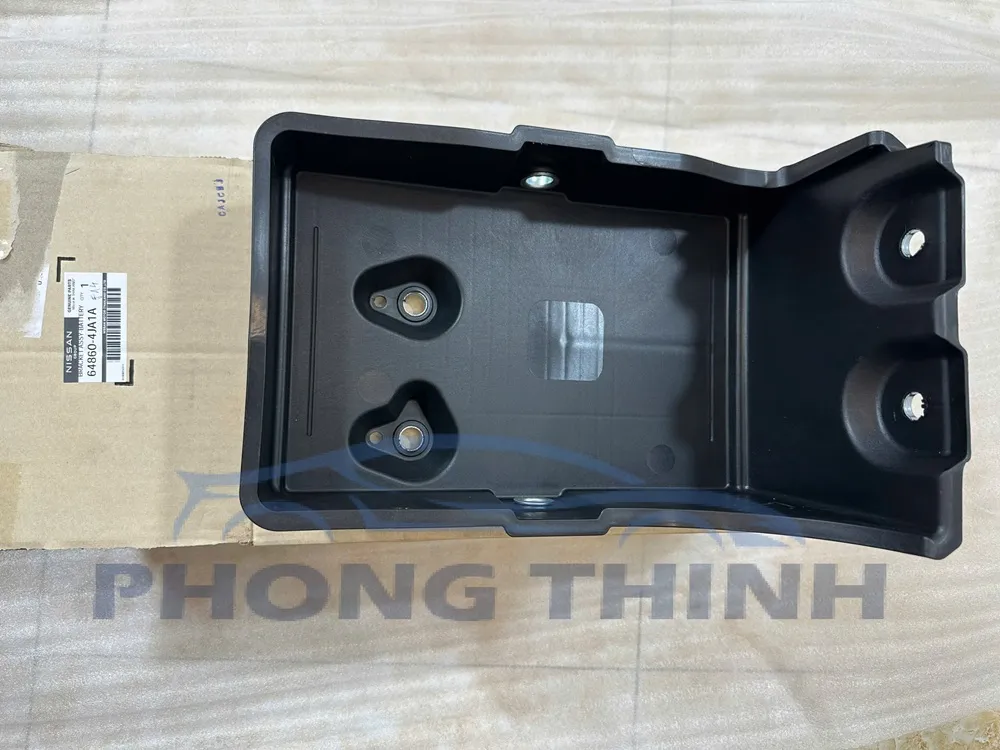 Hình ảnh sản phẩm Đế bình ắc quy Nissan Navara 2015-2020 chính hãng 648604JA1A
