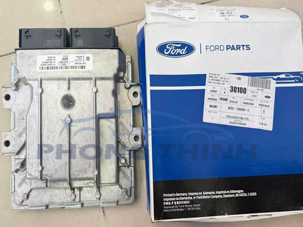Hình ảnh sản phẩm Hộp điều khiển động cơ Ford Ranger Everest 2018-2021 chính hãng JB3Z12A650C
