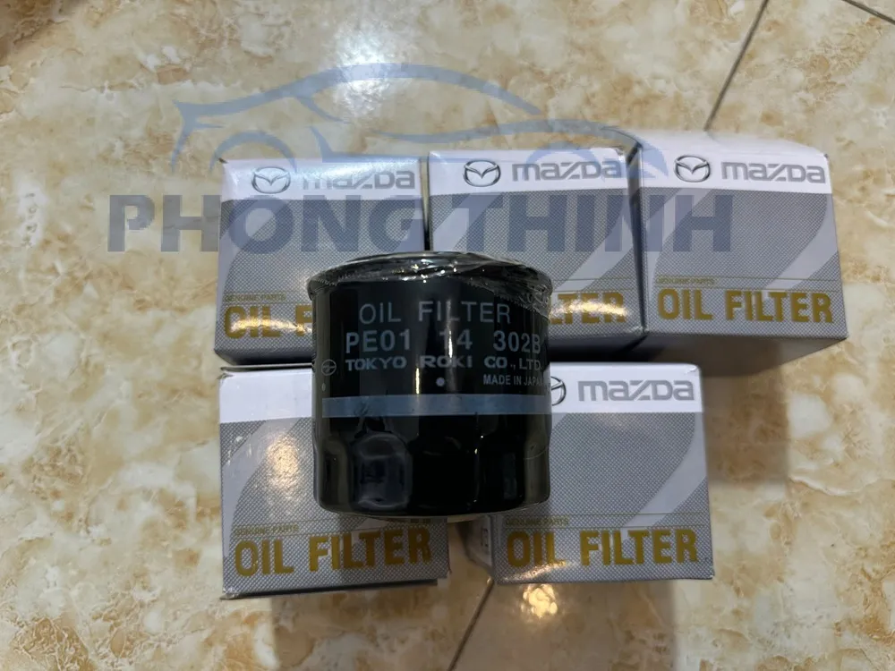 Hình ảnh sản phẩm Lọc dầu động cơ Mazda 2, Mazda 3, Mazda 6, Mazda CX5 2015-2020 OEM PE0114302B