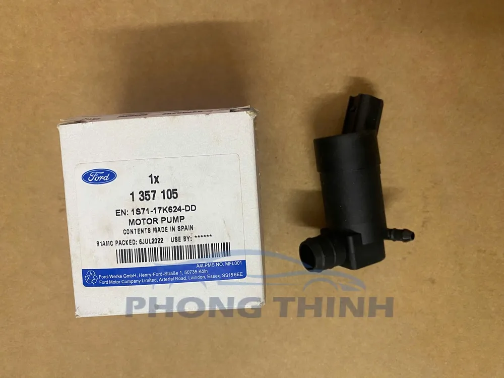 Hình ảnh sản phẩm Mô tơ bơm nước rửa kính Ford Focus 2005-2012 Sedan chính hãng - 1S7Z17664B