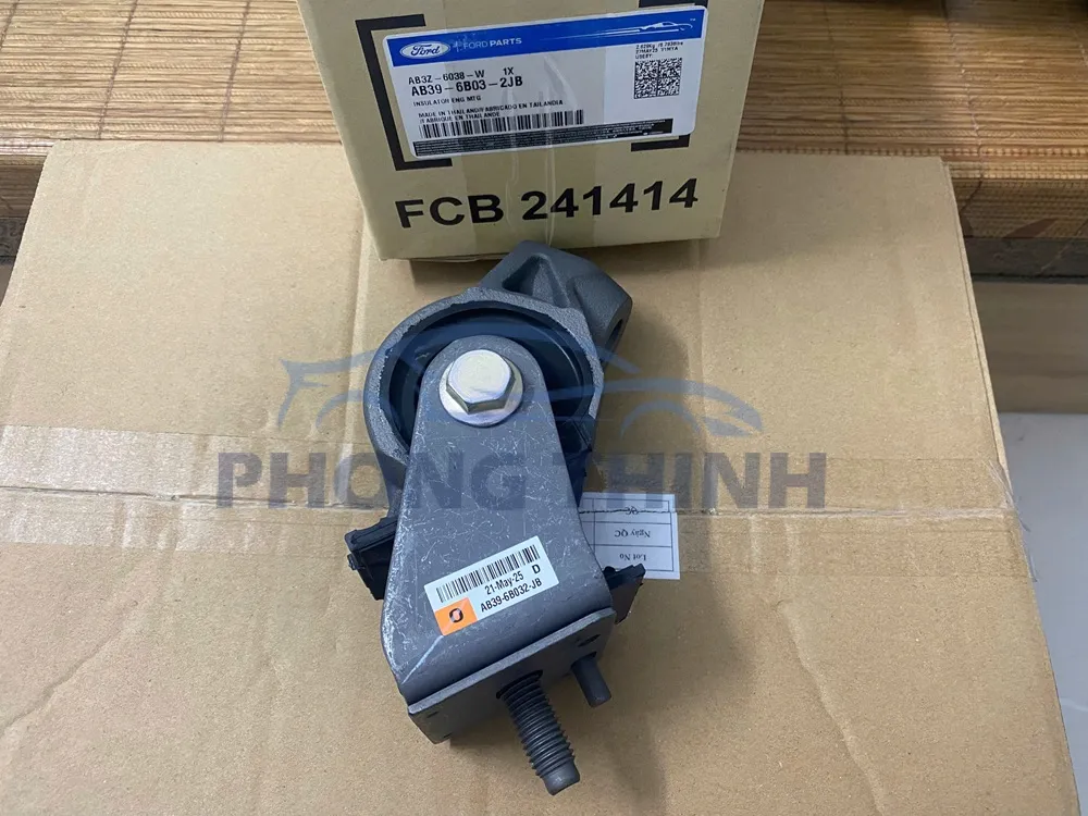 Hình ảnh sản phẩm Chân máy trái LH Ford Ranger & Mazda BT50 2013-2020 2.2 chính hãng - AB3Z6038W