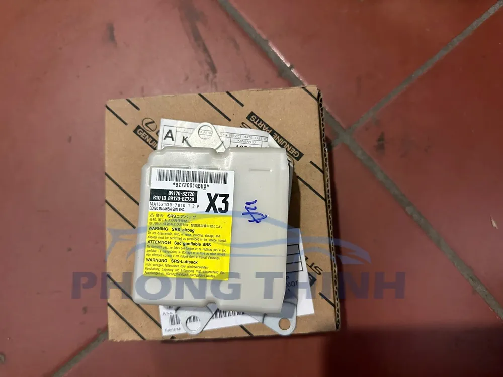 Hình ảnh sản phẩm Hộp điều khiển túi khí Toyota Veloz & Avanza 2022-2024 chính hãng - 89170BZ720