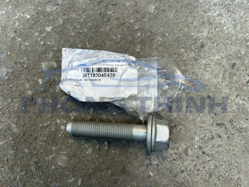 Hình ảnh sản phẩm Bu lông bắt chân máy (M16X77) Ford Ranger & Everest 2.2 3.2 chính hãng - W718304S439